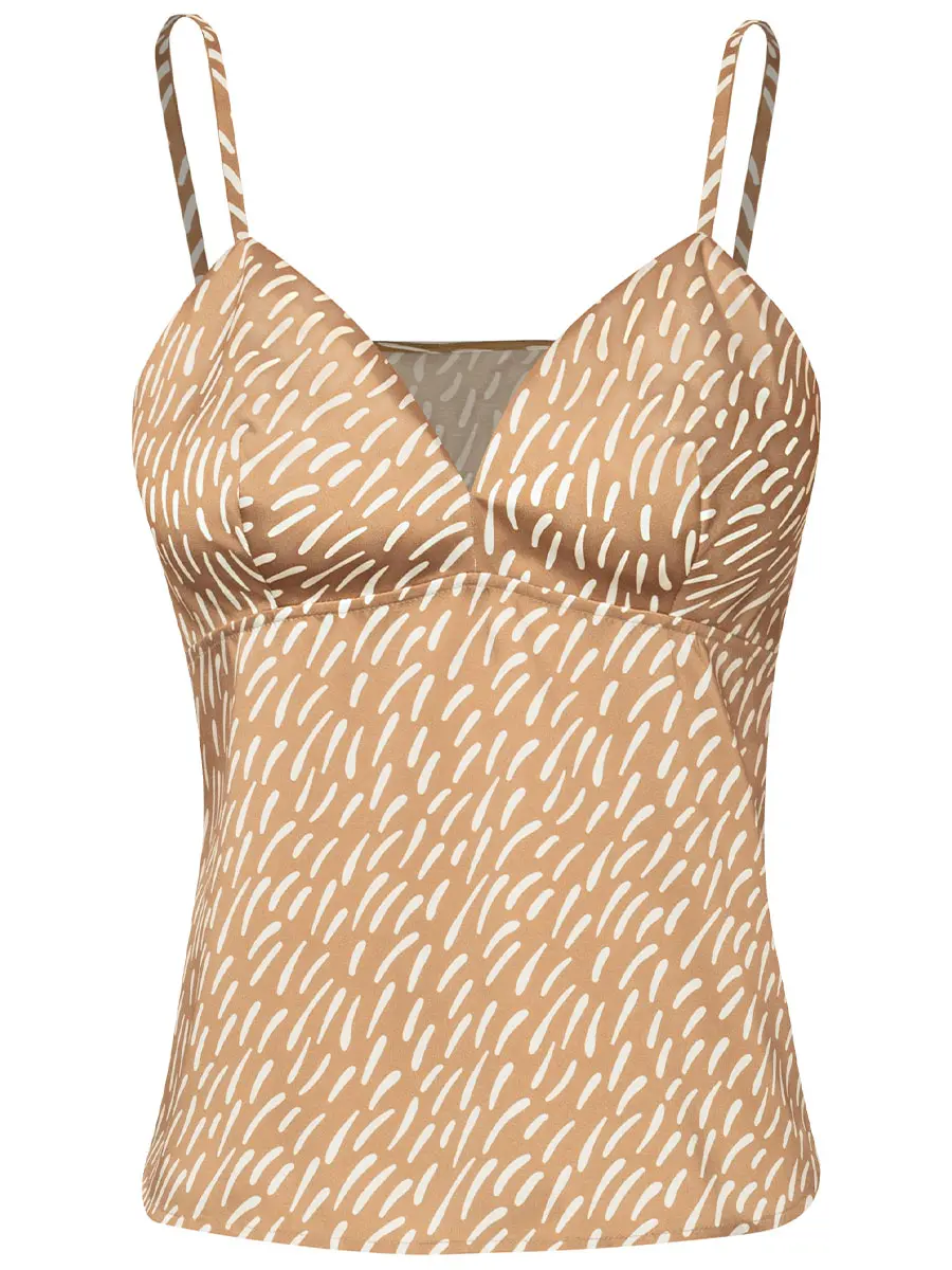 Топ с принтом