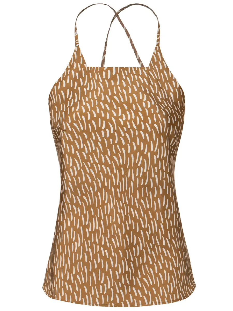 Топ с принтом