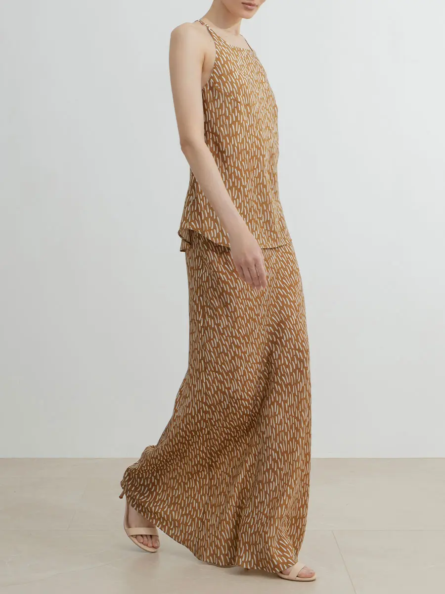 Топ с принтом