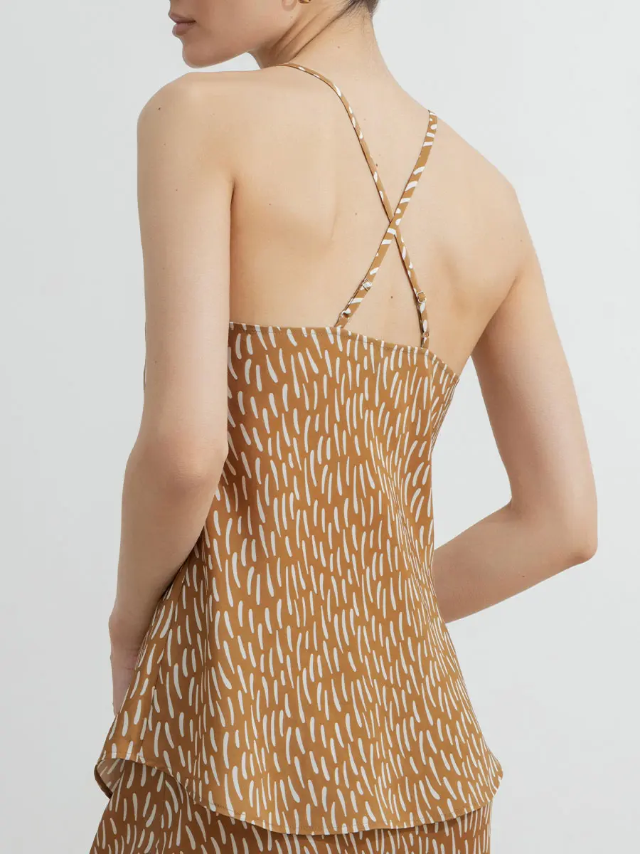 Топ с принтом