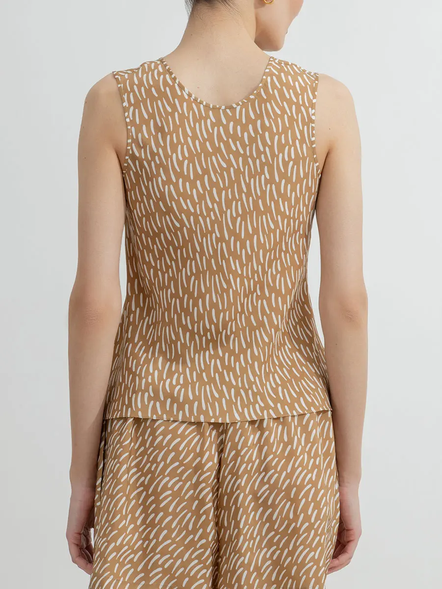 Топ с принтом