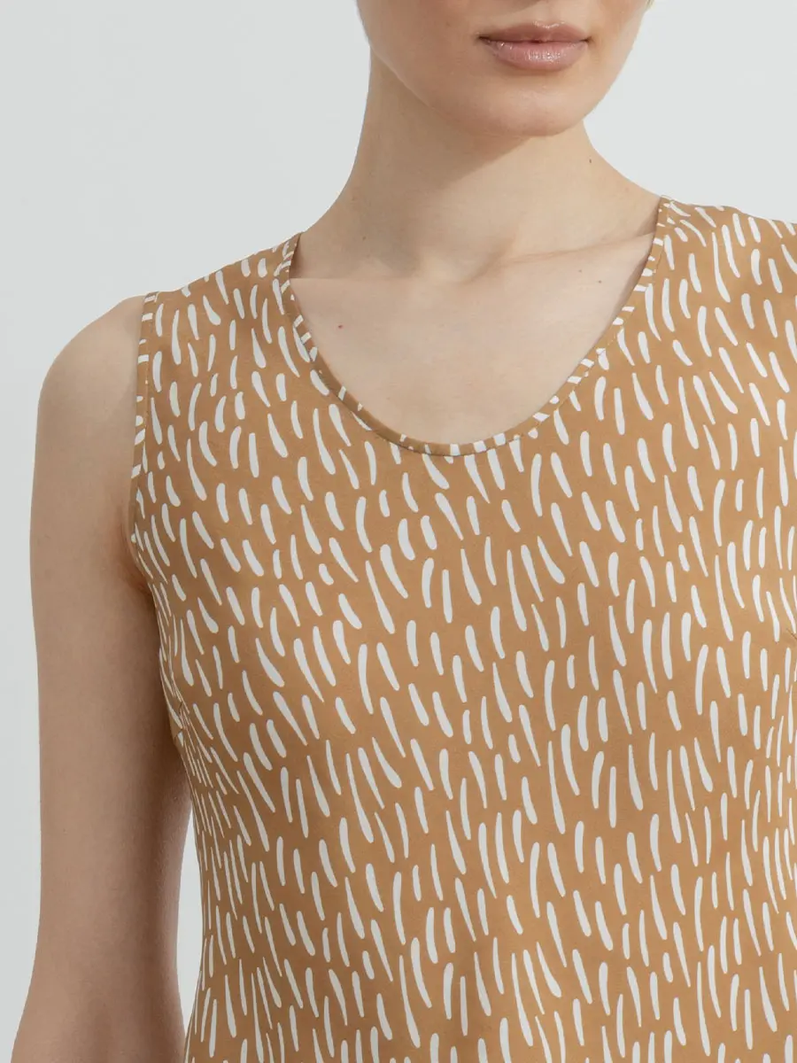 Топ с принтом