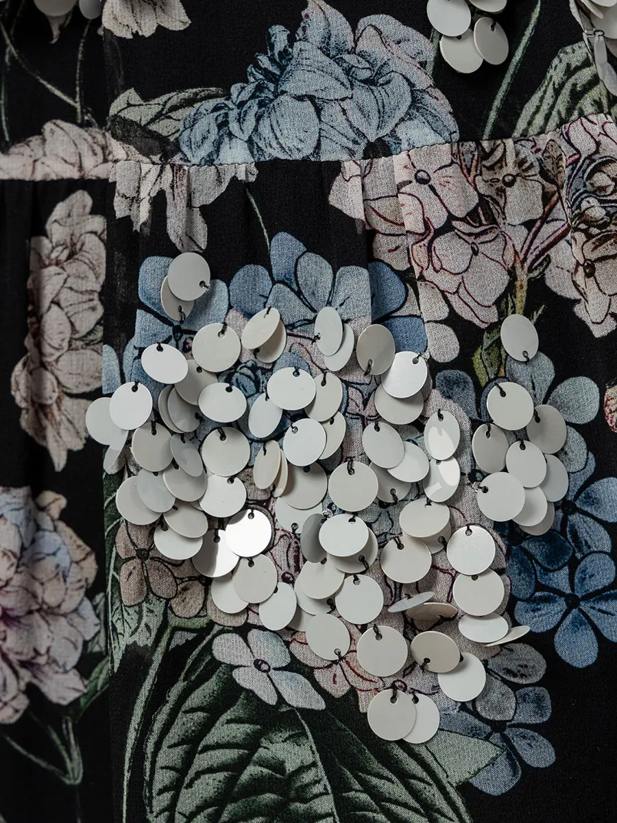 Юбка шелковая