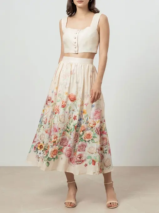 Юбка льняная IRKE