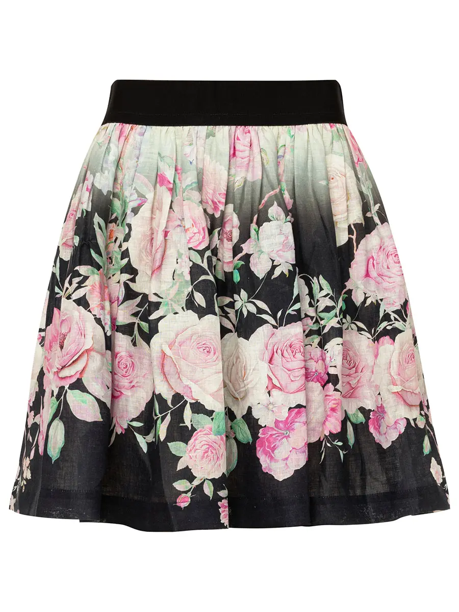 Юбка льняная