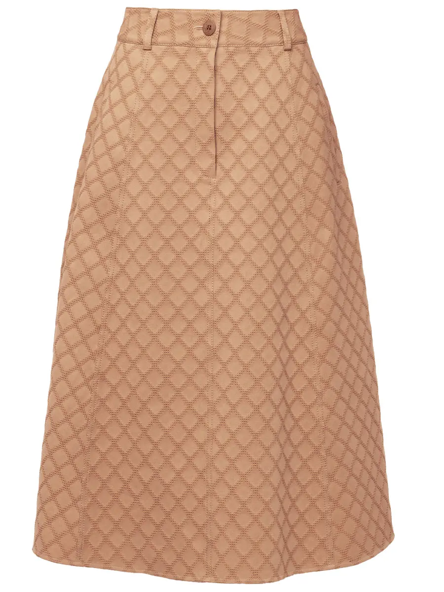 Юбка жаккардовая