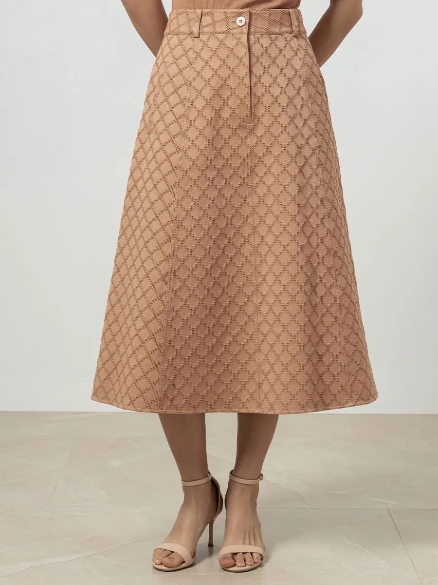 Юбка жаккардовая