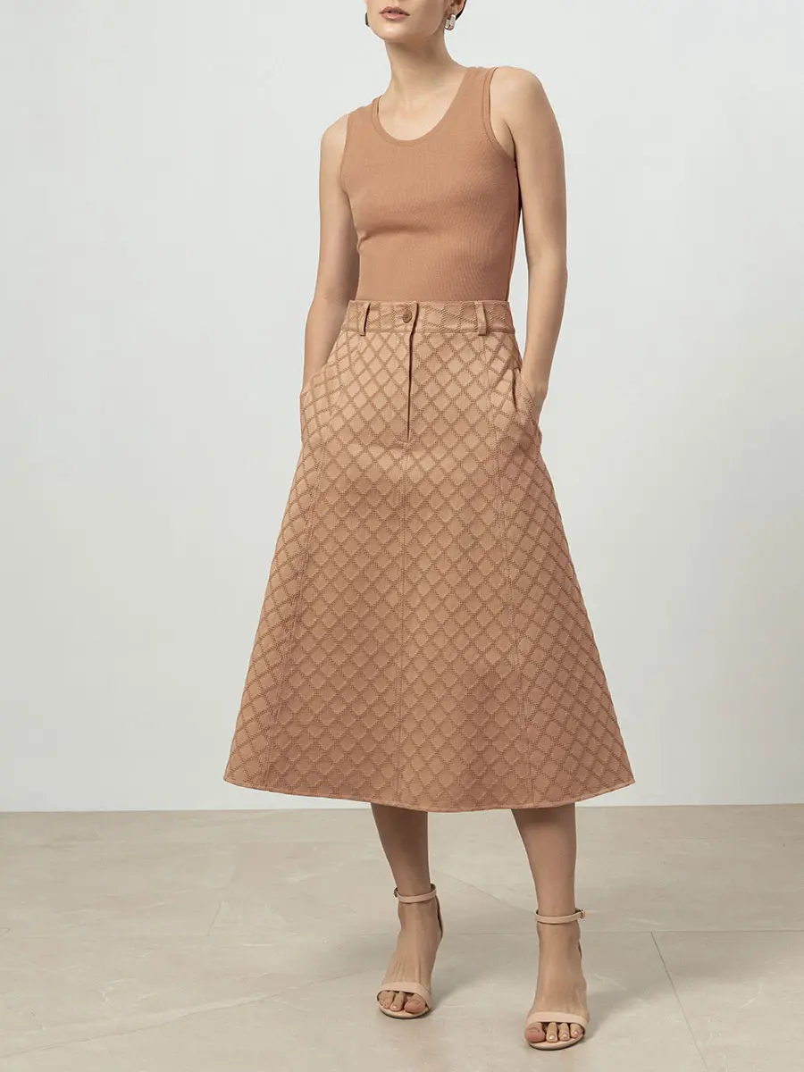 Юбка жаккардовая