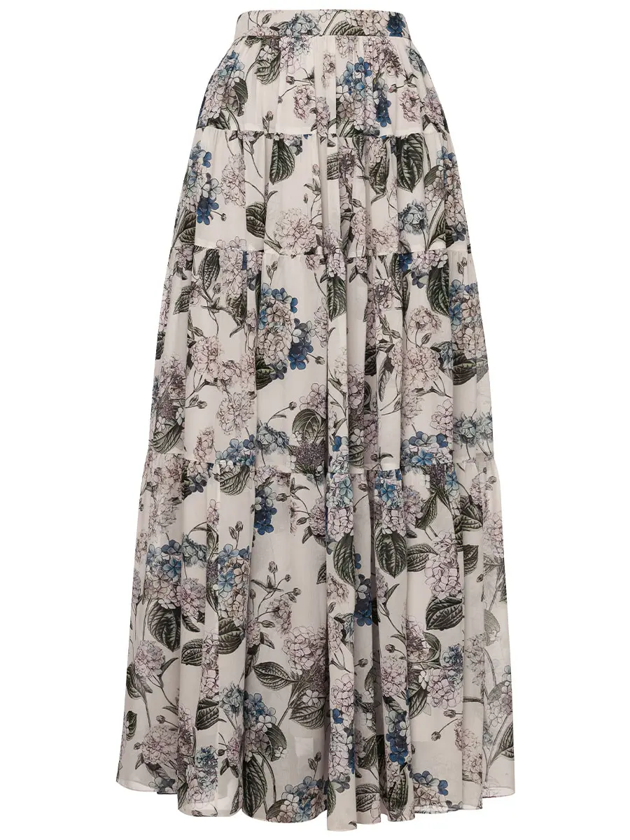 Юбка шелковая