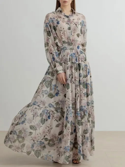 Юбка шелковая IRKE