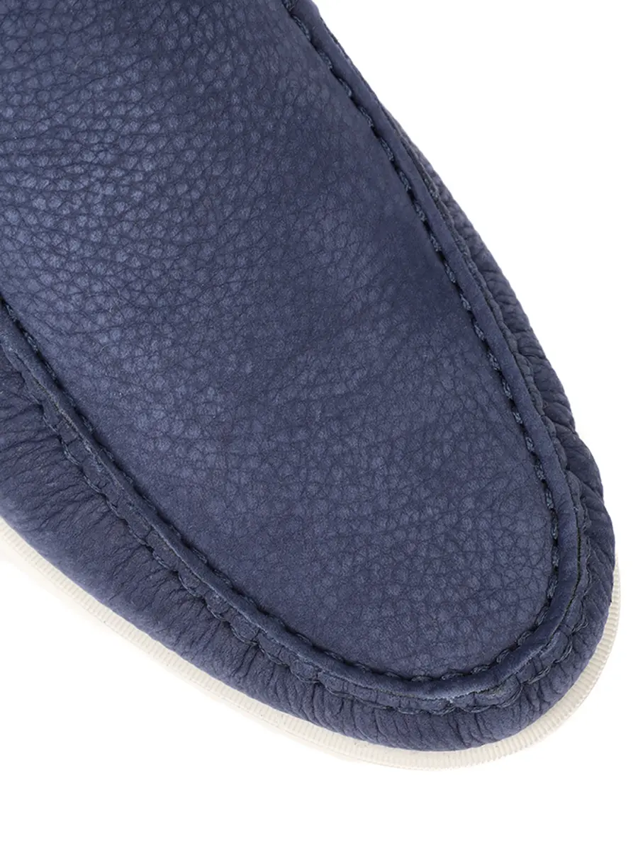 Лоферы из нубука