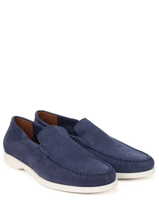 Лоферы из нубука FRATELLI ROSSETTI