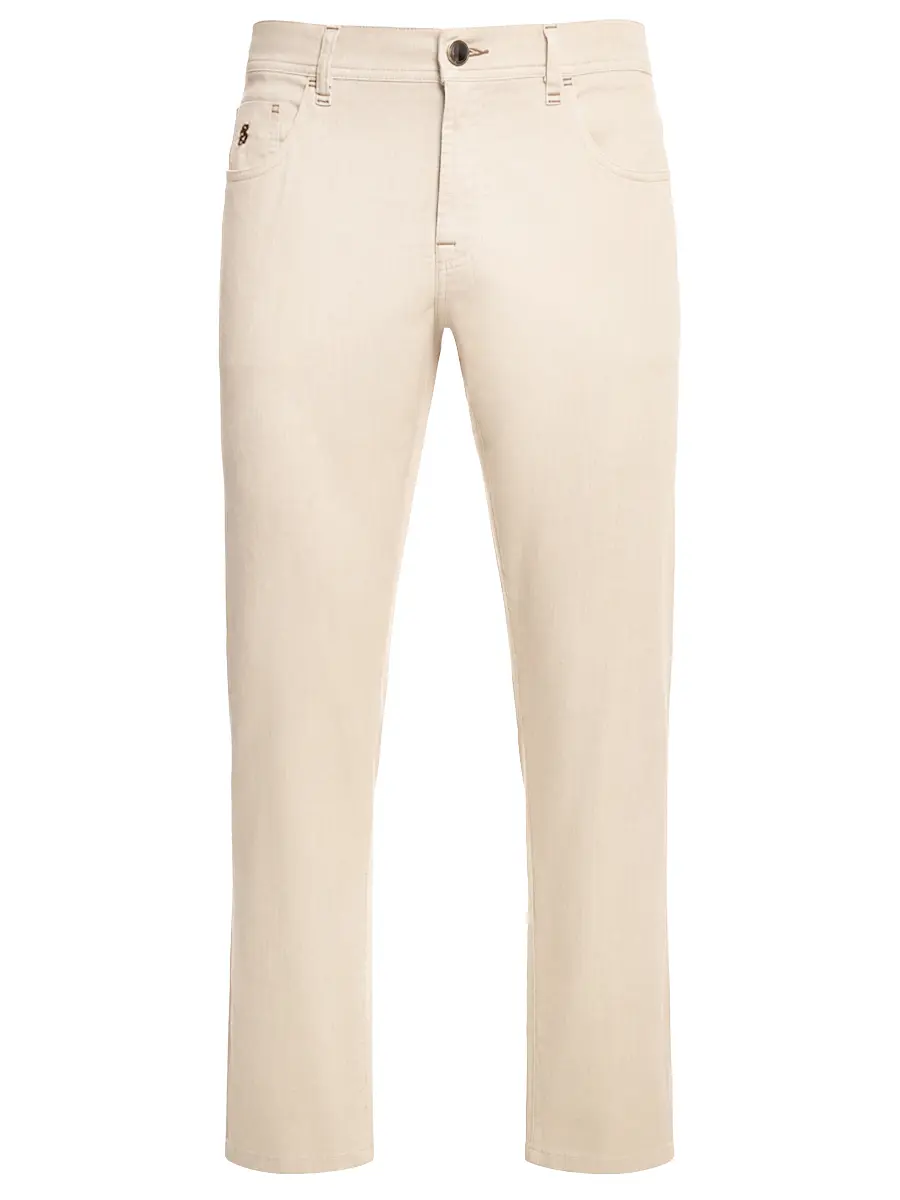 Джинсы льняные