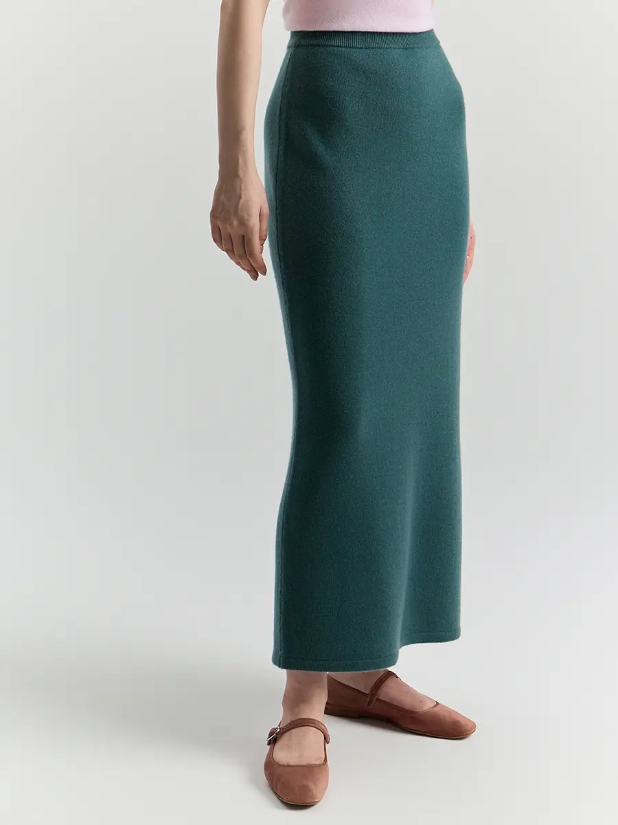 Юбка кашемировая
