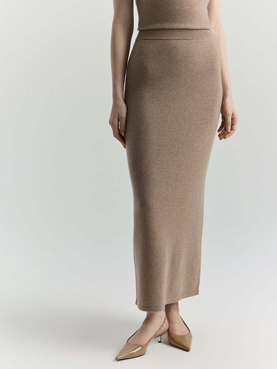 Юбка кашемировая