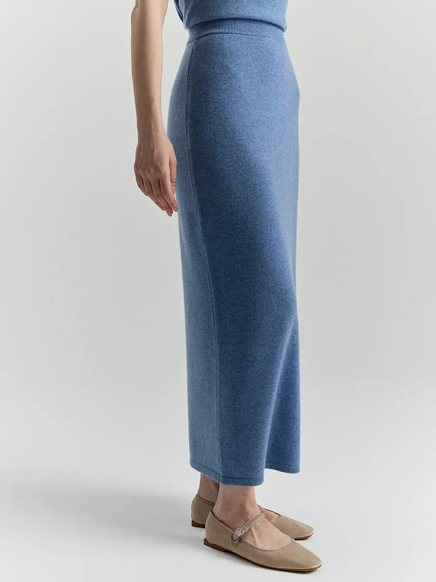 Юбка кашемировая