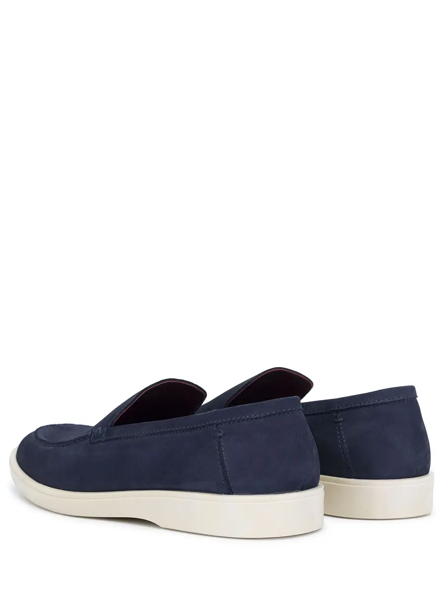 Лоферы замшевые