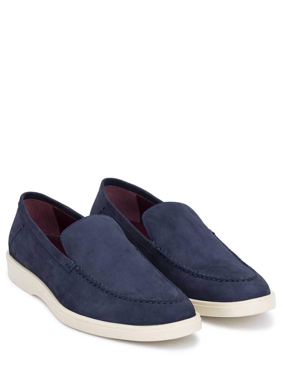 Лоферы замшевые