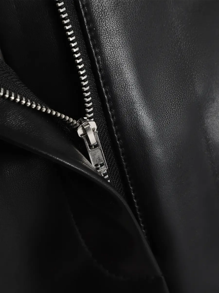 Юбка кожаная