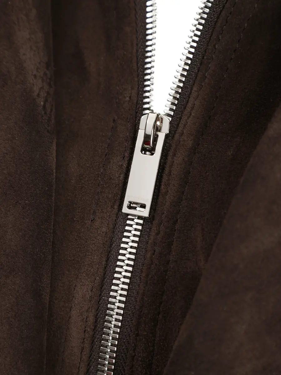 Парка замшевая