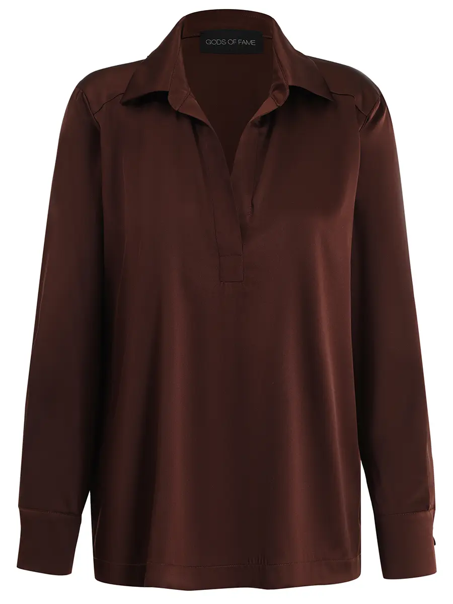 Блуза шелковая