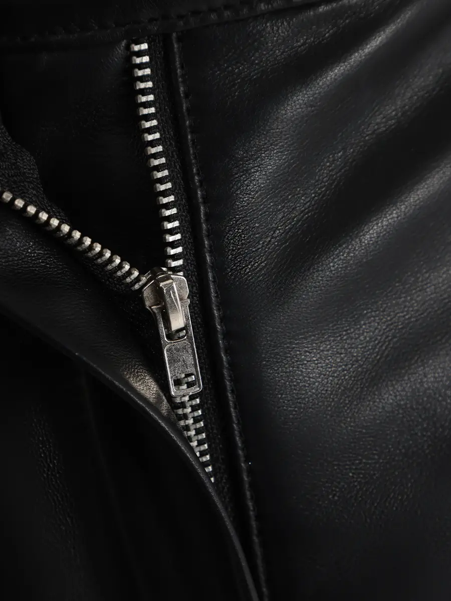 Юбка кожаная