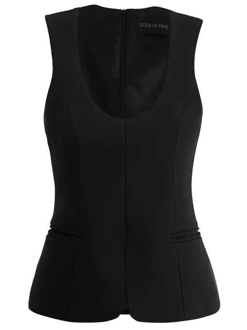 Жилет из шелка и шерсти GODS OF FAME