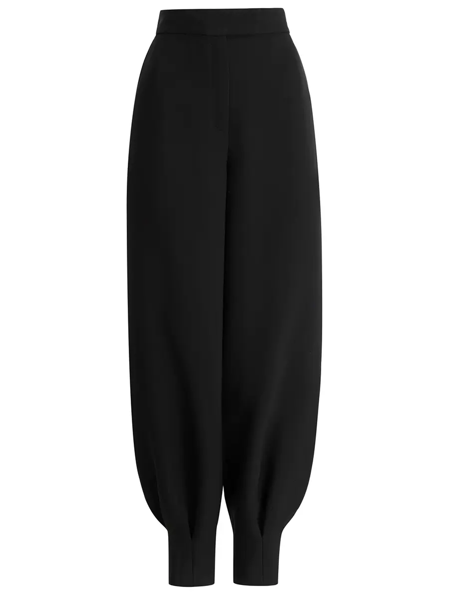 Брюки из шелка и шерсти