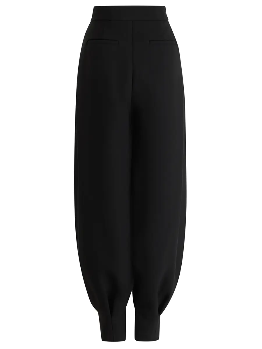 Брюки из шелка и шерсти