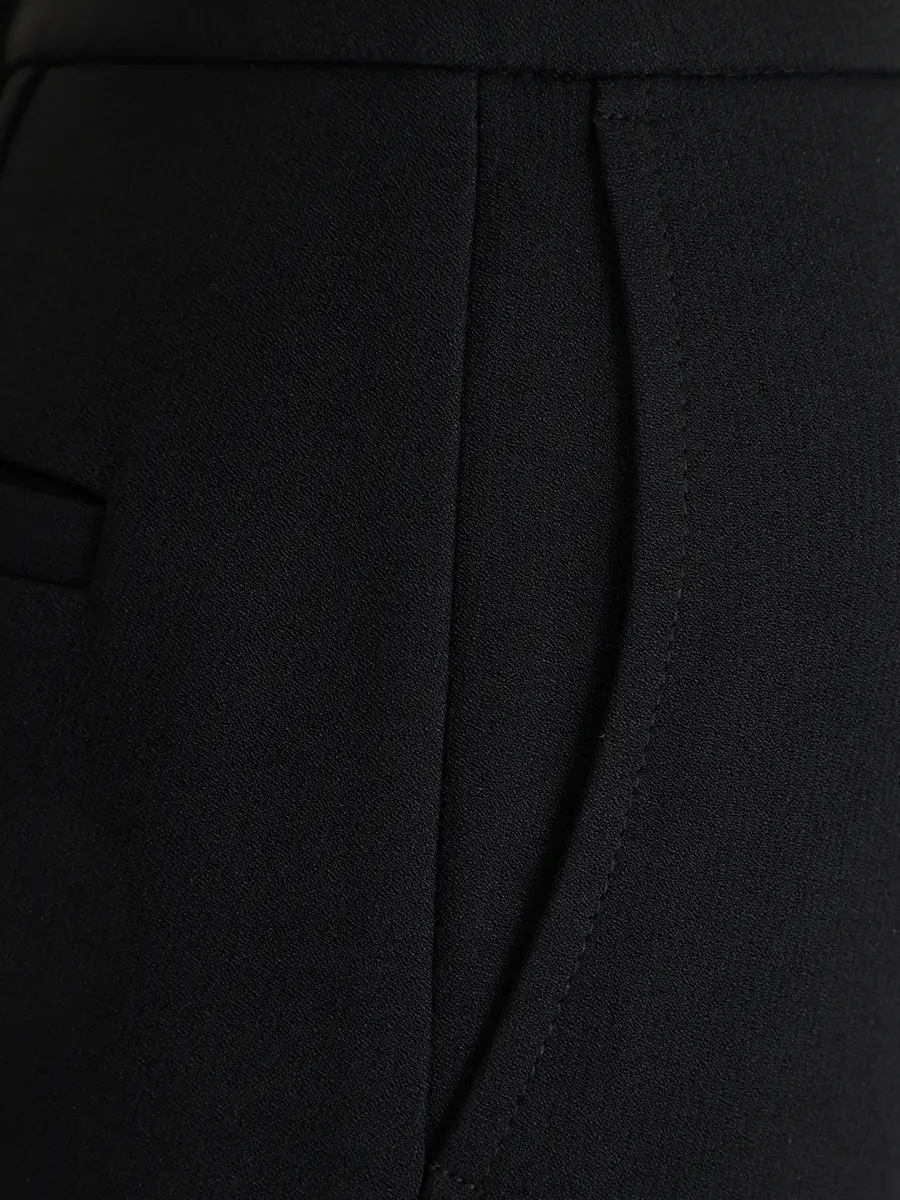 Брюки из шелка и шерсти