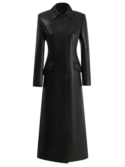 Плащ кожаный GODS OF FAME