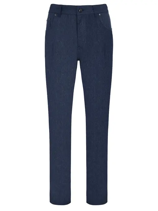 Брюки из шерсти и хлопка ALEX BAKH