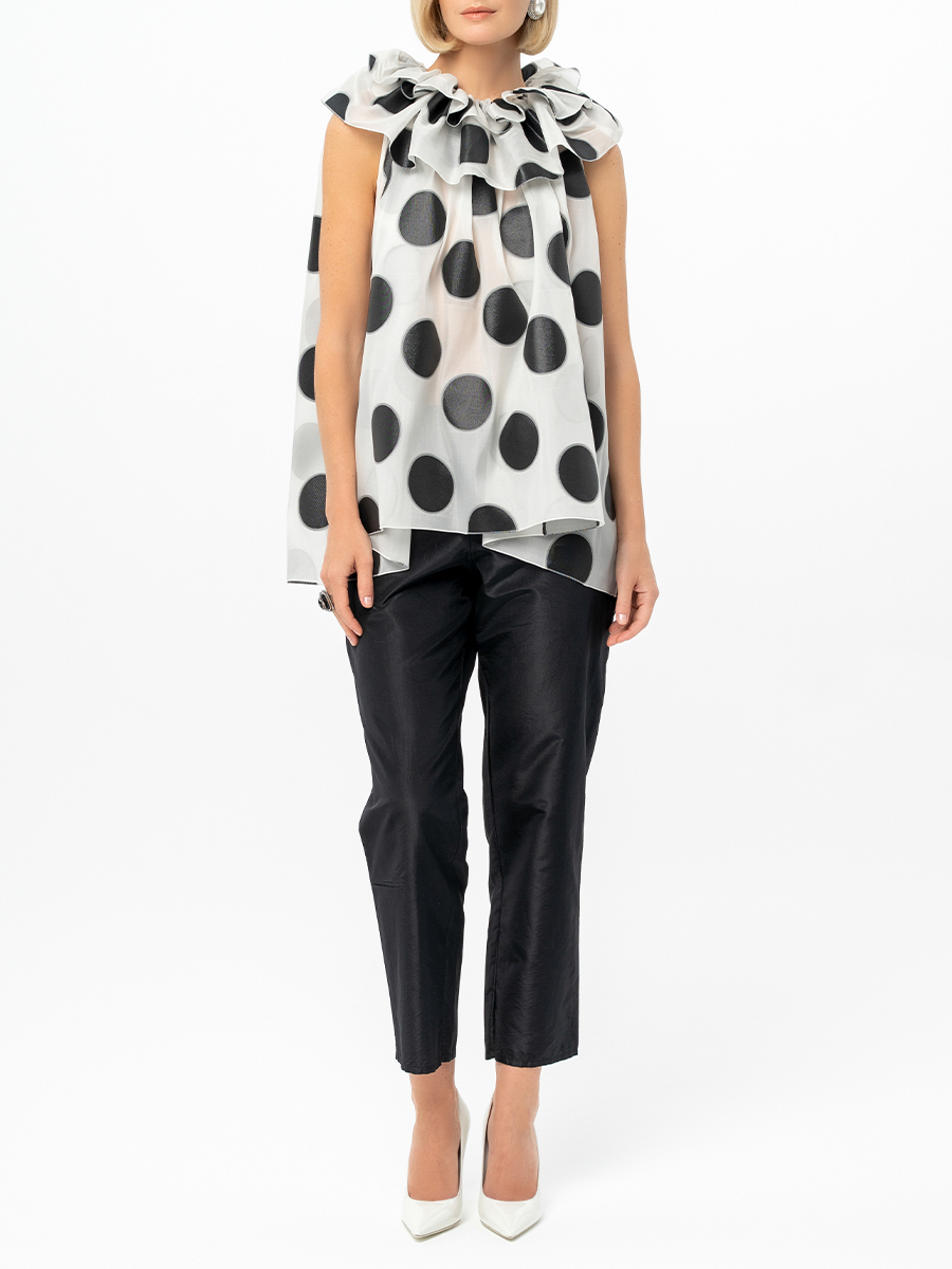 Брюки однотонные