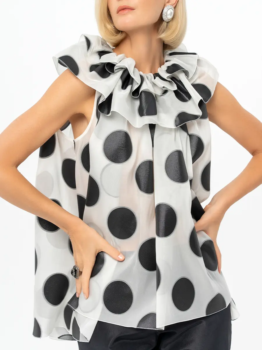 Блуза шелковая