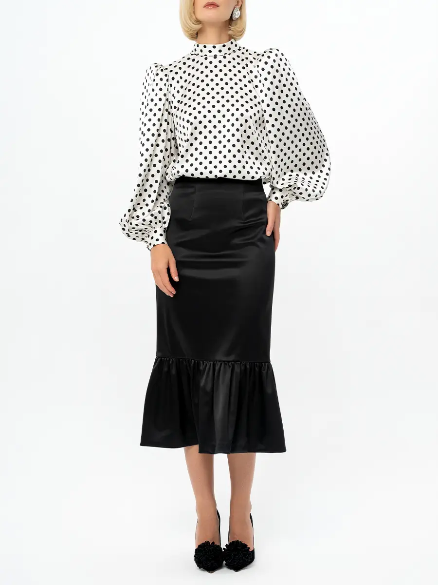 Блузка с завязками