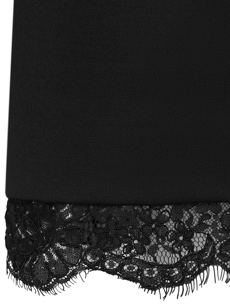 Бермуды с кружевом