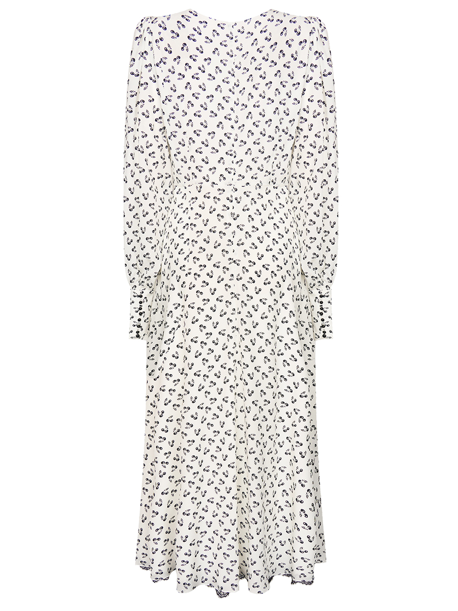 Платье «Вишенки» шелковое