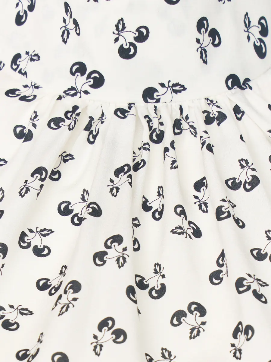 Топ «Вишенки» шелковый