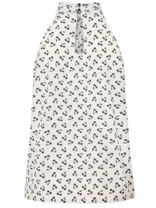 Топ «Вишенки» шелковый THE NAMES