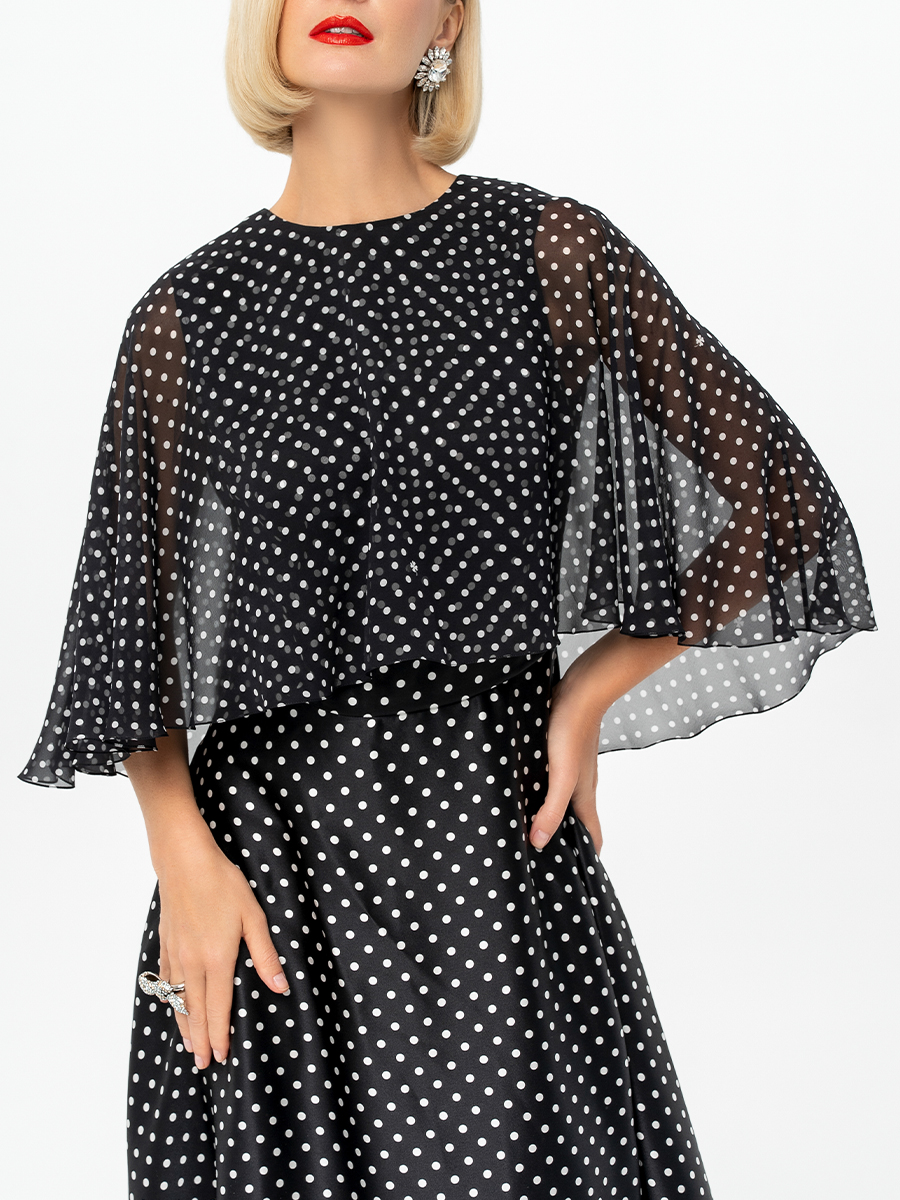 Платье шелковое