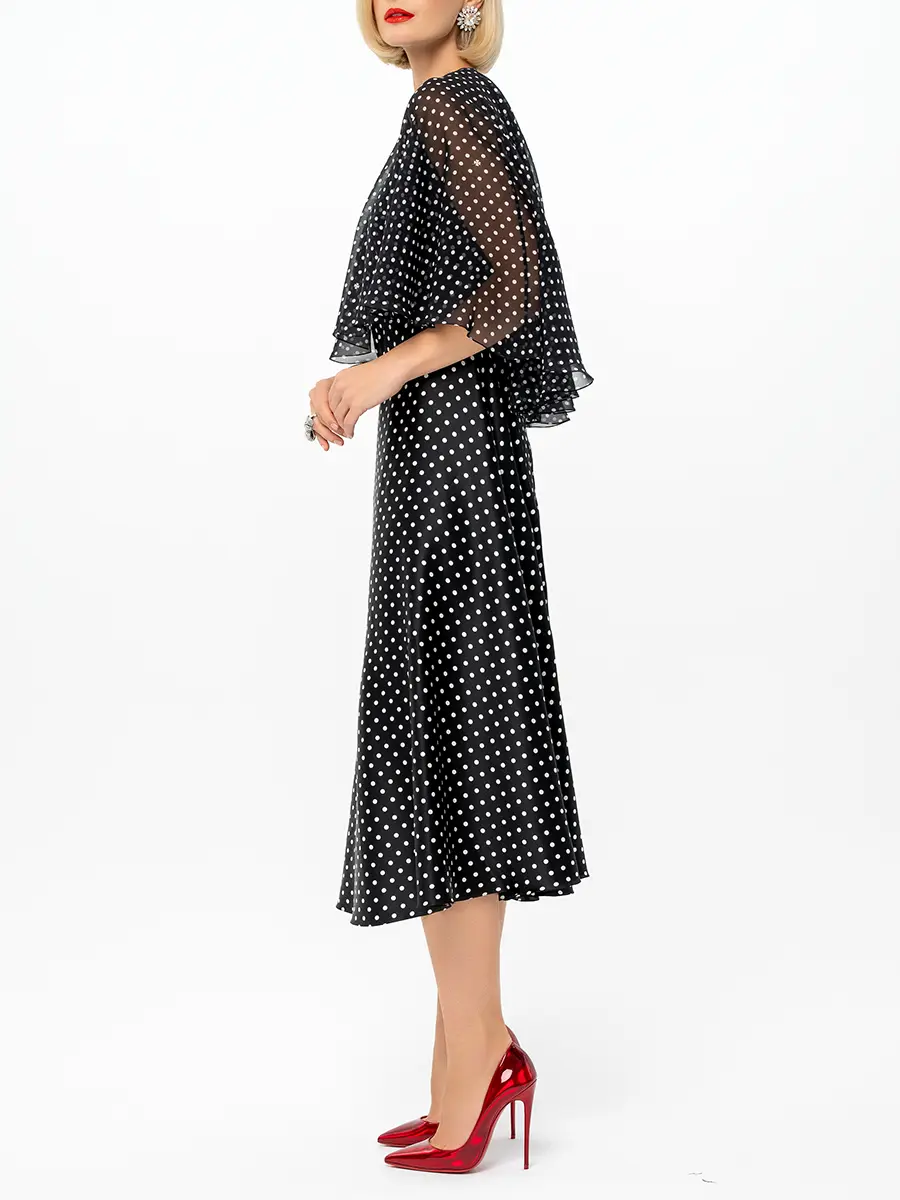 Платье шелковое