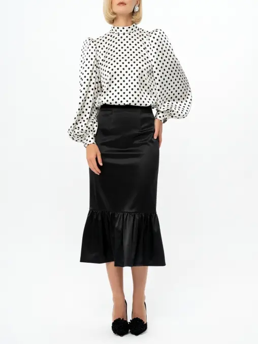 Юбка шелковая THE NAMES