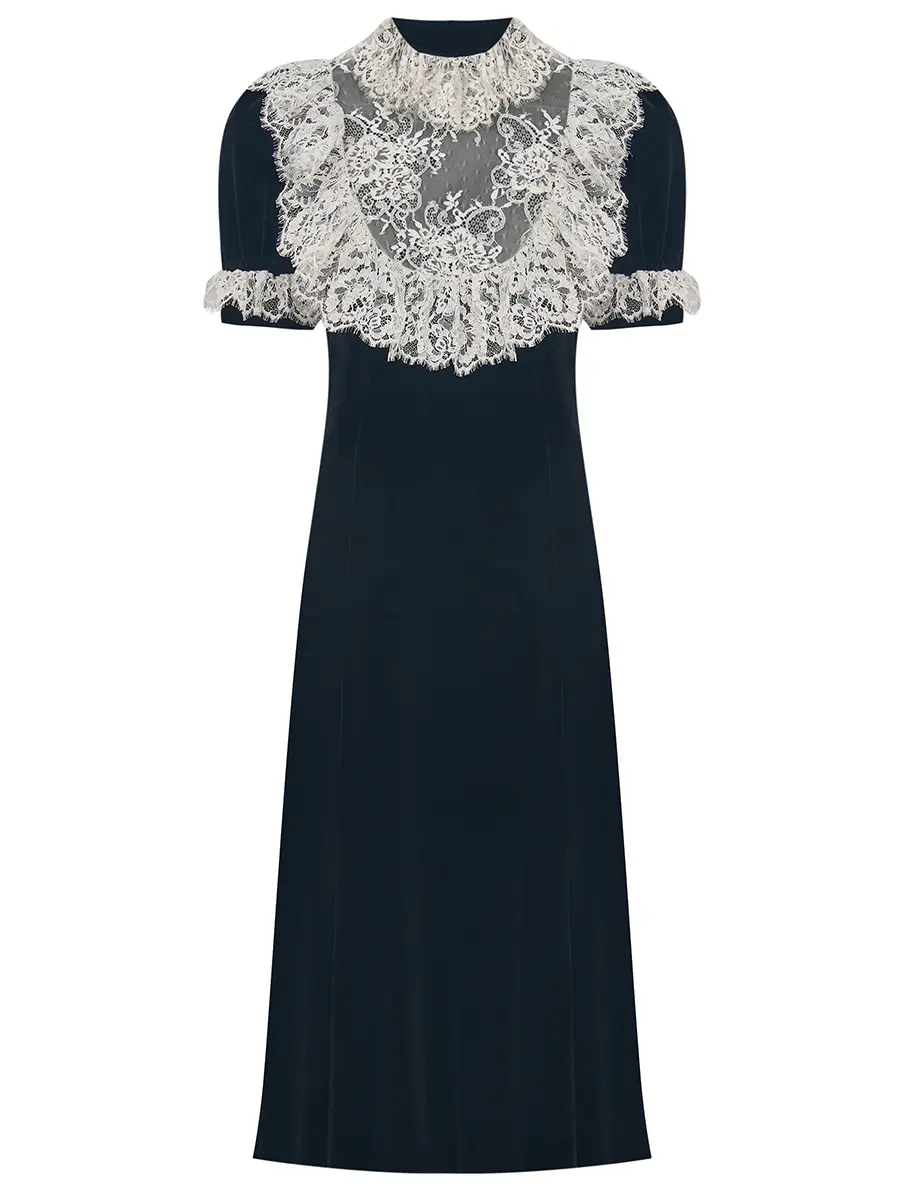 Платье бархатное