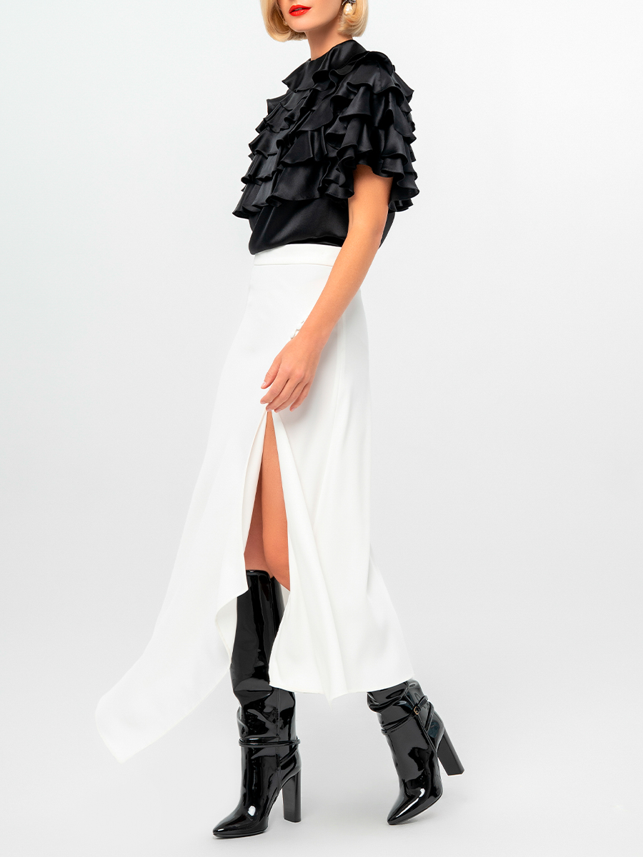 Блуза шелковая