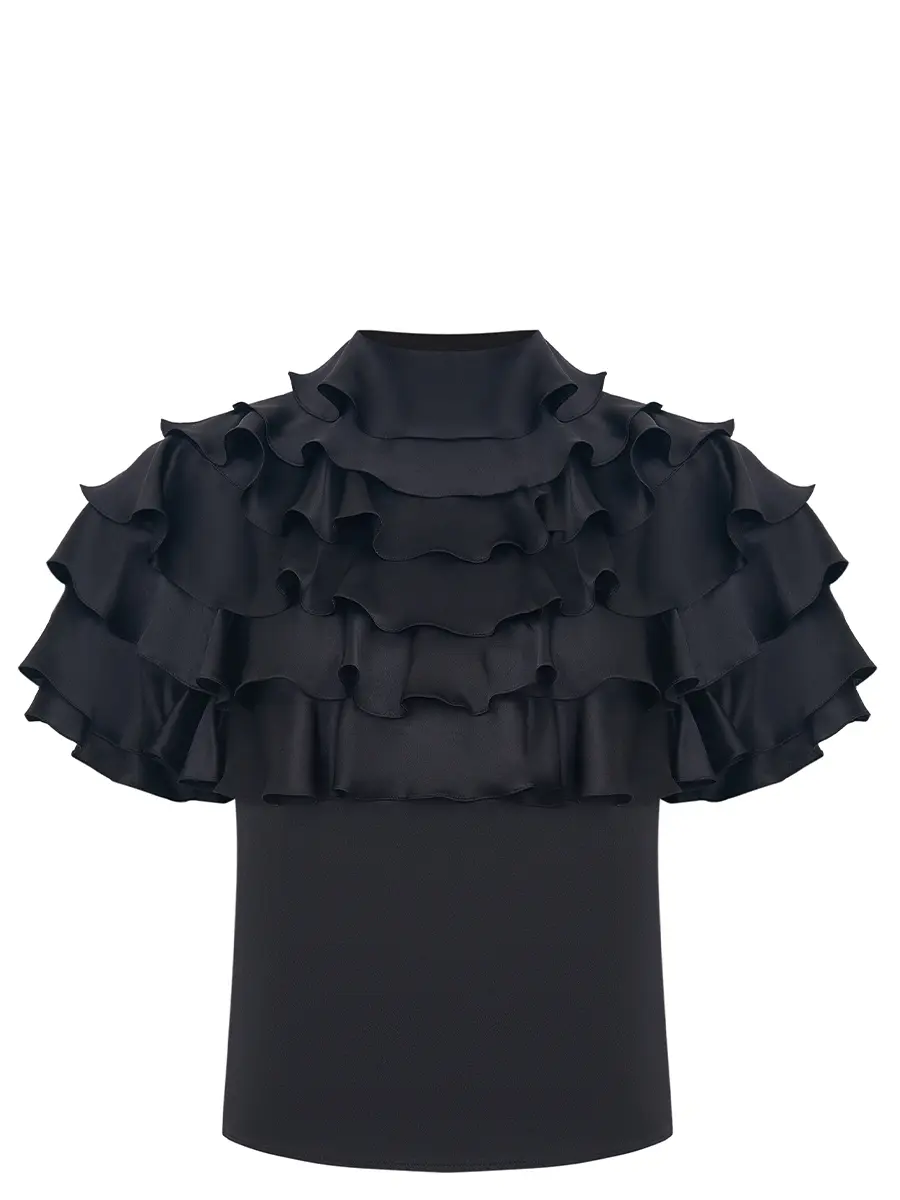 Блуза шелковая