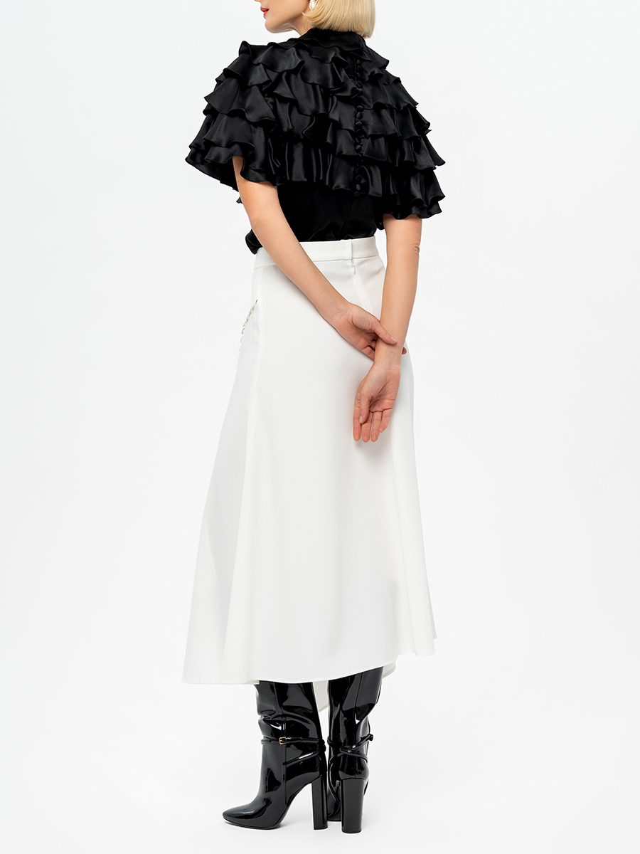 Блуза шелковая