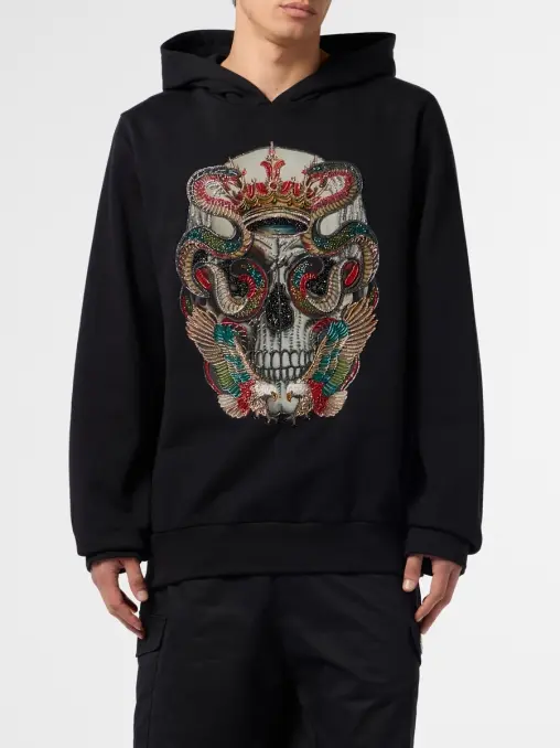 Худи хлопковое PHILIPP PLEIN
