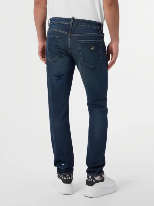 Джинсы хлопковые PHILIPP PLEIN