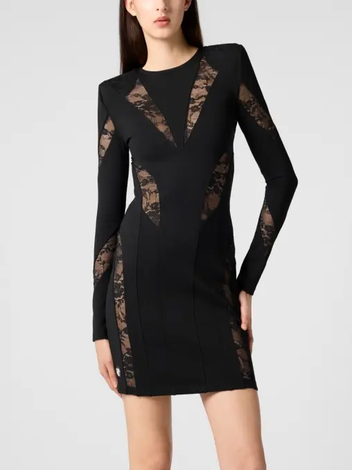 Платье с кружевом PHILIPP PLEIN