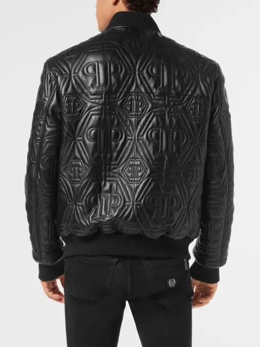 Куртка кожаная PHILIPP PLEIN